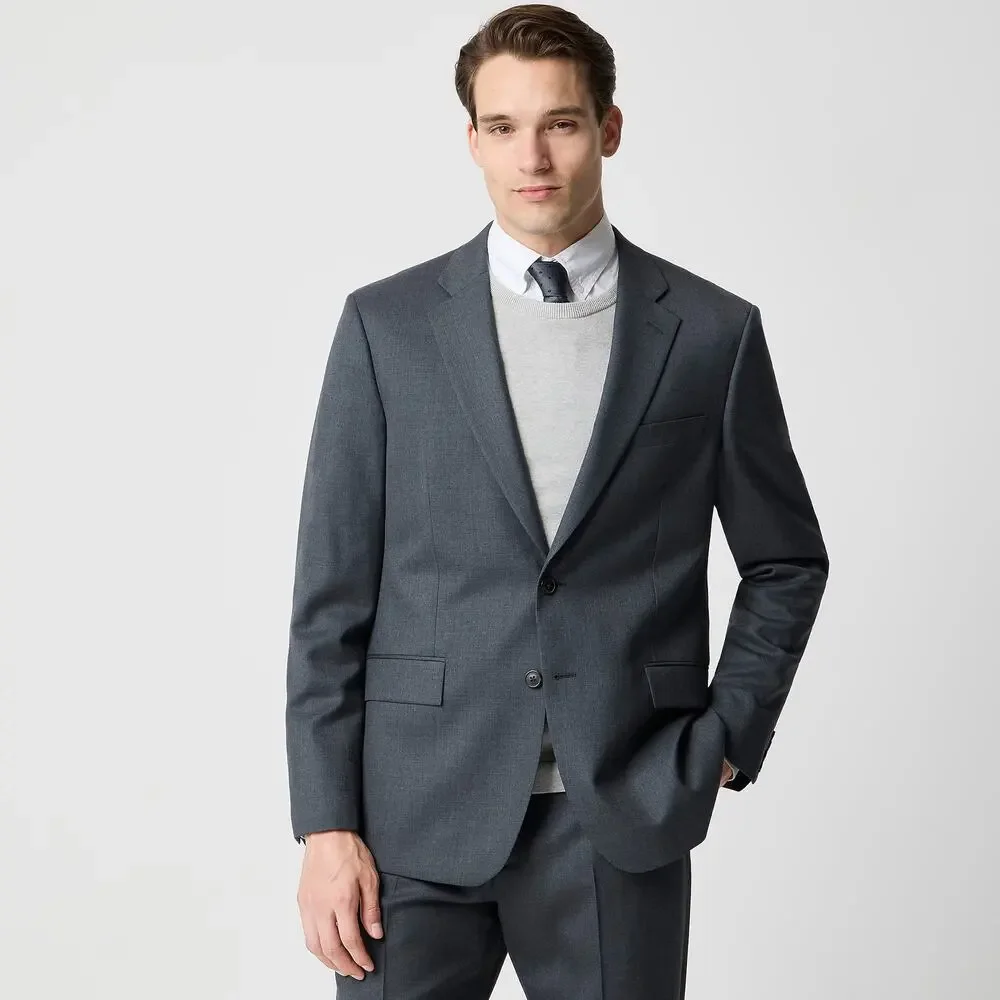 NWT J Crew Factory Classic-fit Thompson Worsted Wool Suit Jacket Size 34/S